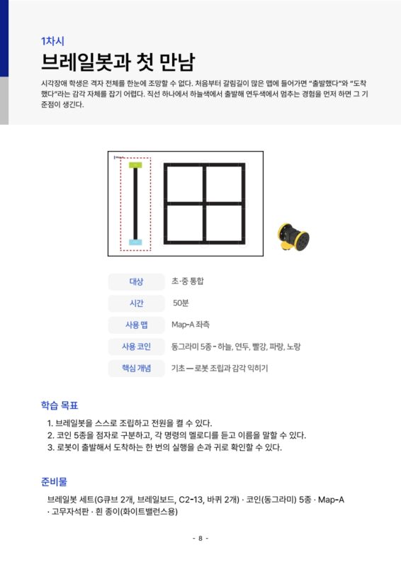 브레일봇 Dots & Lines 수업가이드 이미지 3